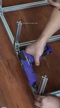 我给周转箱装了一个可移动置物架｜I installed a movable storage rack on the turnover box #diy #aluminumprofile