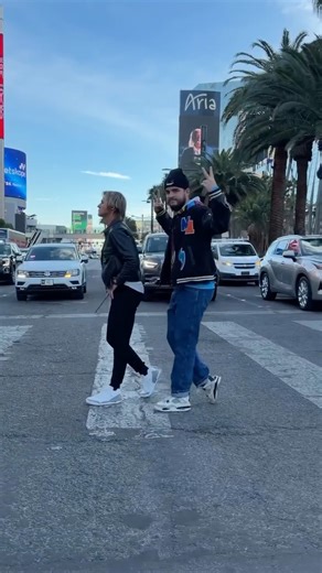 Shane Nagy on Instagram: "Moonwalk in Viva Las Vegas 😎 @shanenagy #moonwalk #moonwalker #moonwalkers #public #lasvegas #vivalasvegas #smooth #lasvegasstrip #gliding #insync"