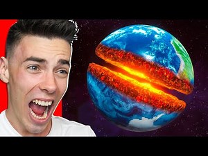 I CUT THE EARTH IN HALF 😱