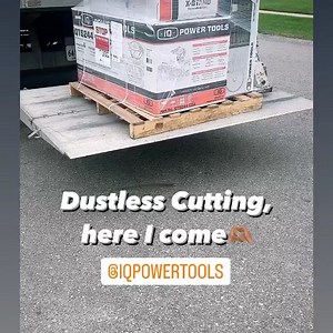 Dustless cutting is there any other way? #ipowertools #iqwow #iqts244 ditch the water go dry and help your lungs breathe easier. | iQ Power Tools
