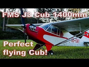 FMS J3 Cub V4 1400mm - Perfect flying Cub!