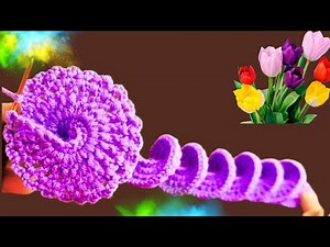 Easy Crochet Rose Tutorial for Beginners | Step-by-Step Flower Pattern" easy quick flower diy