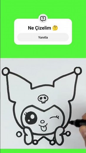 Very Easy Cute Kuromi Picture Drawing and Coloring Video #howtodraw #kuromi #easydrawings #drawing