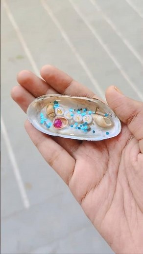 “Beautiful Sea Shell Memory 🌊✨ | DIY Aesthetic Keepsake”