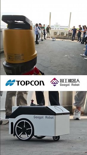 Topcon - Googol Robot | Layout Marking Robot #constructiontech #layoutmarkingrobot