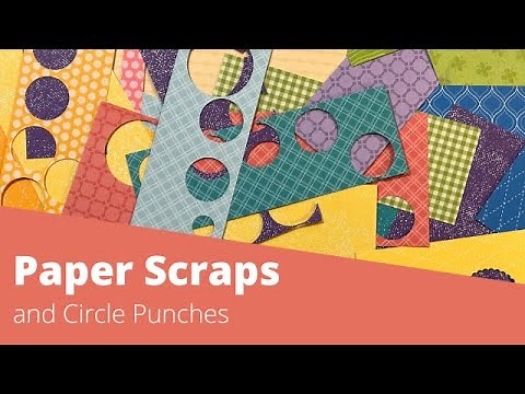 3 Card Ideas using Paper Scraps and Circle Punches