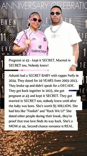 Ashanti Had a Secret Baby with Her Ex After 10 YEARS Apart