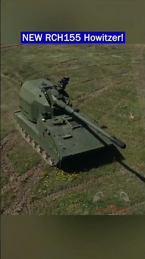 New RCH155 Howitzer on Boxer Tracked Chassis – It Fires While Moving!