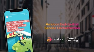 It's time to close the gap between customer business intent and your network. Find out how Amdocs End-to-End Service Orchestration gets the job done. Learn more here > https://bit.ly/3uIzDa6 Meet with our experts at #MWC24 Booth 3G10 #amazingMWC #NetworkAutomation #BusinessIntent #E2ES | Amdocs