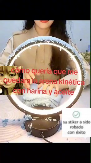 Cómo hacer arena kinética con harina y aceite