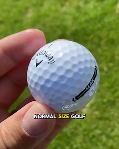 Is golf easier playing with BIGGER golf balls?! 🤔⛳️ | Rick Shiels Golf