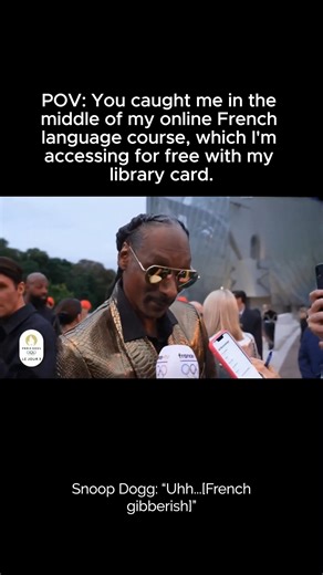 Be like Snoop Dogg and try your hand at French or any of the other 110 languages offered on Transparent Languages Online – it’s free with a library card. Practice listening, speaking, reading, and writing anytime, anywhere, on any device! Get started: https://bit.ly/4dmzkCQ | Saint Paul Public Library