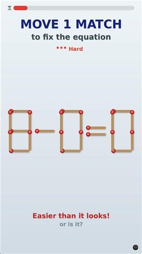 Fix the Equation: 8-0=0