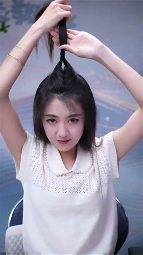 ✨ Hair Queen Hairstyle | Beautiful & Elegant Hair Tutorial for Girls 👑 #hairstyle #shorts