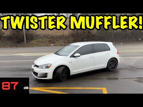 2017 VW Golf GTI Turbo w/ TWISTER MUFFLER!