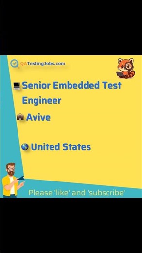 Senior Embedded Test Engineer