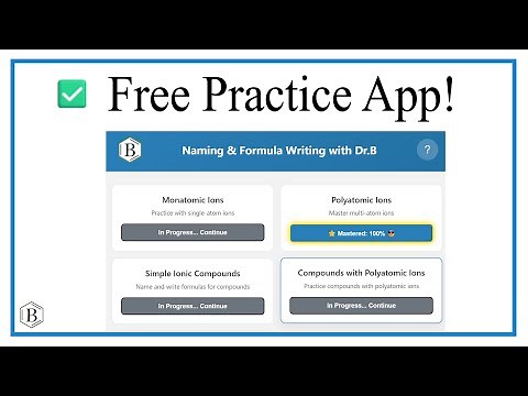 New Free Chem Practice App – Test Your Knowledge!