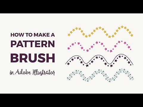 How to make a pattern brush in Illustrator