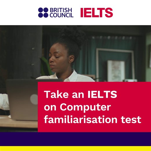 One of the best ways to prepare for IELTS is with a familiarisation test. Experience IELTS on Computer on 13 or 20 February at our test centre in Lagos. Fill in the form here to register: https://forms.office.com/e/i3zzaS8B3g #BritishCouncil #IELTS #IELTSonComputer #IELTSPreparation | British Council Nigeria