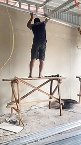 2.2K reactions · 63 shares | Ceiling preparation using metal furring #ceiling #reels | Jeanante Valera | Facebook