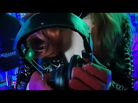 ASMR | Leather Headphone Fitting | Soft Creaks