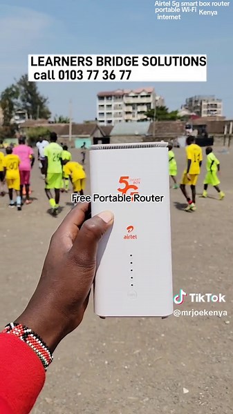 Get a Free Airtel 5G Router for Portable Wi-Fi in Nairobi Kenya