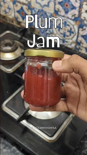 Plum Jam Recipe🍑😃|How To Make Homemade Plum Jam😲|Easy Fruit Jam😋|Fresh & Tasty #fyp #viral #shorts