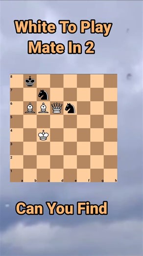 Mate In 2#chess #chesspuzzle