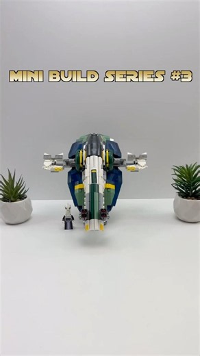 Mini Build Series #3 | Jango Fett’s Starship 🚀 #lego #legostarwars