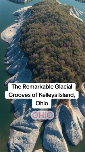 The Remarkable Glacial Grooves of Kelleys Island, Ohio OHIO Only in Ohio Ohio History Ohio Facts Ohio History Ohio Facts Hidden Ohio Buckeye State Kelly's Island Glacial Grooves Ice Age History Ohio Nature #OnlyInOhio #KelleysIsland #GlacialGrooves #IceAgeHistory #OhioNature