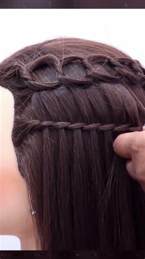 Amazing hairstyle tutorial step by step. #hairstyle #trending #shorts