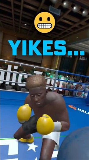 KO so brutal the crowd forgot to react... #funny #thrillofthefight2 #vrboxing