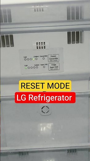 How to reset lg refrigerator _ lg fridge reset