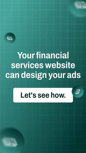 How to create financial services marketing ads from your website