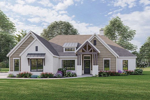 Craftsman Plan - 2,812 Square Feet, 4-5 Bedrooms, 3 Bathrooms | Floor Plan #3571-00015 | America's Best House Plans