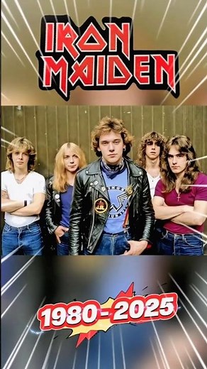 Iron Maiden 1980-2025 #ironmaiden #nostalgia #thenandnow
