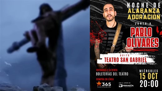 Quito Noche de Alabanza Y Adoración Junto a : PABLO OLIVARES Un Encuentro musical con Dios La cita es en el Teatro San Gabriel Miércoles 15 de Octubre 20:00 Entradas a la venta Boleterías del Teatro Compra en Línea www.ticketstar365.com | Conciertos Ecuador | Facebook