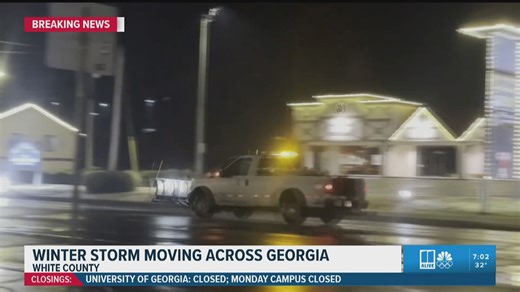 Dangerous ice blankets Helen in White County