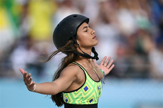 Brazilian Skateboarder Rayssa Leal Skirts Olympic Rules, Signs Bible Verse Before Winning Bronze
