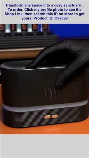 This is a portable LED USB essential oil diffuser.