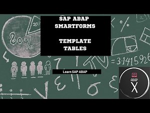 #abapx - Smartforms - 3 How to create smartform Table and template #sap #sapabap