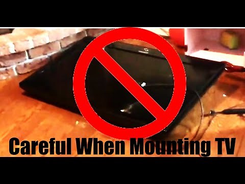Wall Mount TV Fail | TV fell off from Mount Despite Professionally Installed