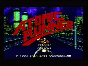 Atomic Runner Sega Mega Drive PAL Gameplay