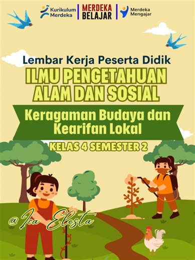 PART 183 - LKPD IPAS (Keragaman Budaya dan Kearifan Lokal) Kelas 4 Semester 2 #kelas4 #semester2 #ipas #keragamanbudayadankearifanlokal #kurikulummerdeka