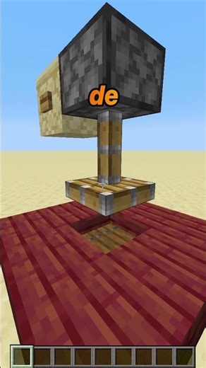 Trampa invisible en MINECRAFT #shorts #minecraft #minecraftbuilding