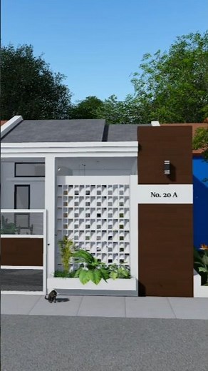 DESAIN FASAD RUMAH SUBSIDI 36 MINIMALIS MODERN #renovation #rumahminimalis #rumahidaman
