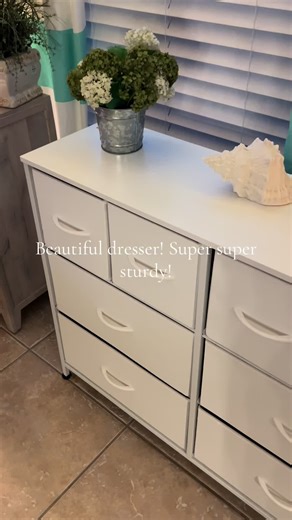 This beautiful dresser was easy to put together, sturdy, and perfect for an upgrade to your room or your closet! I plan on using this in my closet for extra storage space! #dresser #furniture #tiktokshop