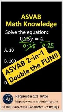 🚨 Very Important ASVAB Math Knowledge Review! 🚨 #maths #asvab