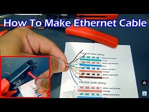 How To Make Crossover And Straight-Through Ethernet cables-Step-by-step