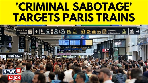 1K views | France's high-speed train lines are sabotaged hours before Olympic opening ceremony #Paris2024 #Olympics #Olympics2024 | News18 | Facebook